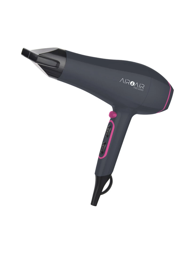 foto 1 de Secador de cabelo, 2200W., Difusor, rosa