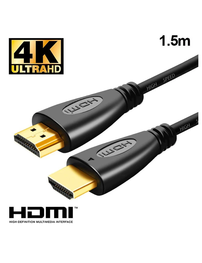 OEM - Cabo Universal de Áudio e Vídeo HDMI para HDMI (1,5 m) V1.4
