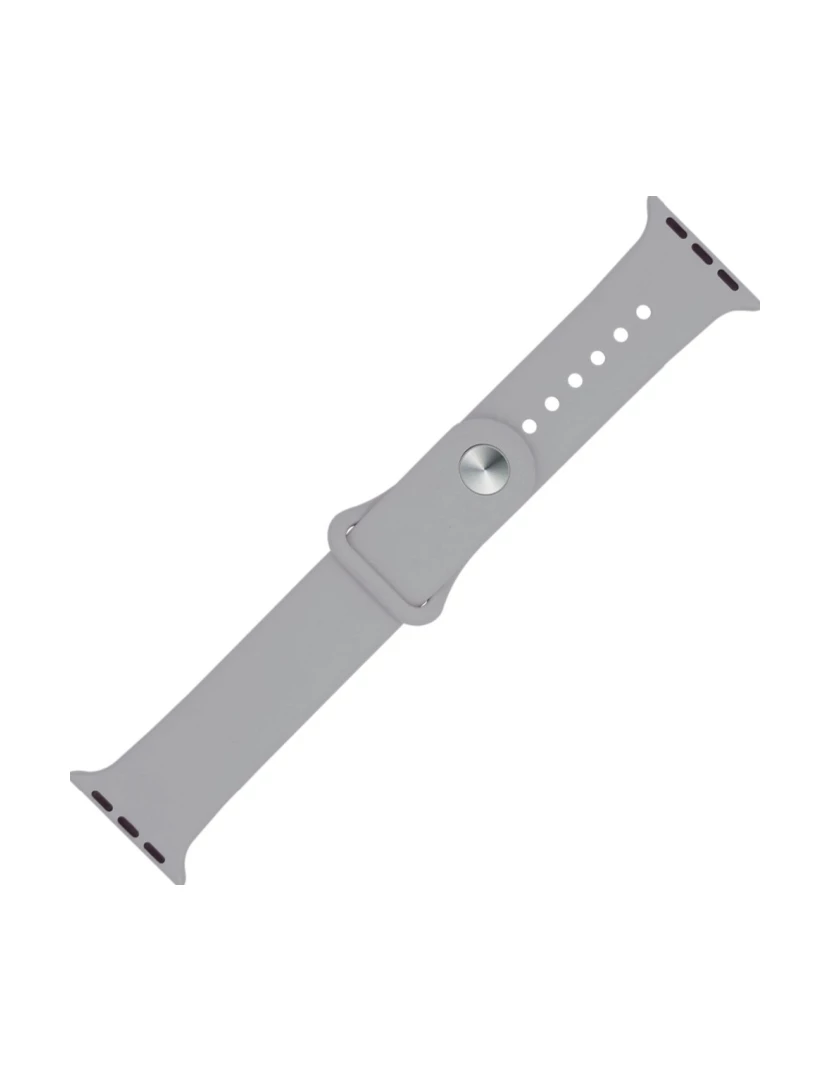 imagem de Pulseira Bracelete para Apple Watch 42mm  Silicone CINZENTO - Multi4you®1
