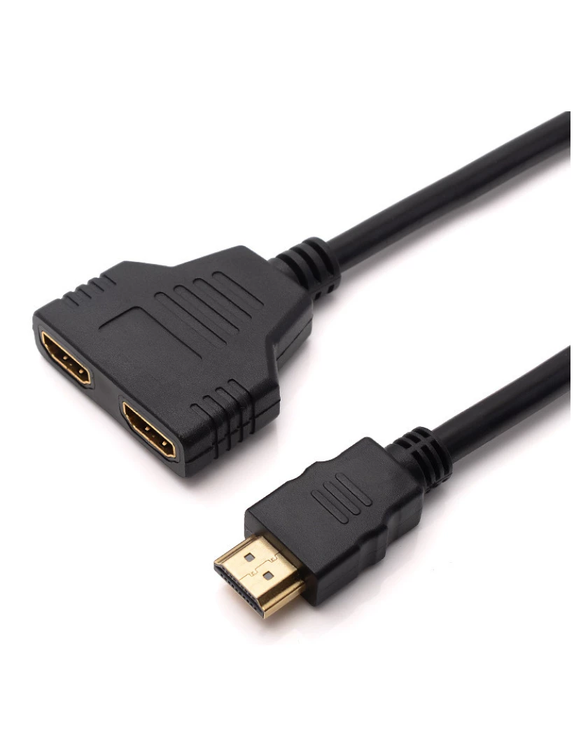imagem de Cabo Switch HDMI 1x2 (30cm) (Preto) - Multi4you®1