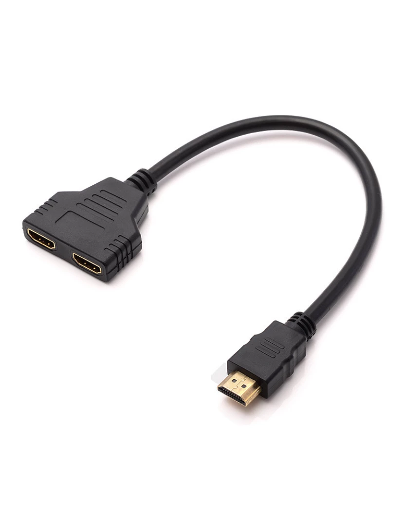 imagem de Cabo Switch HDMI 1x2 (30cm) (Preto) - Multi4you®2