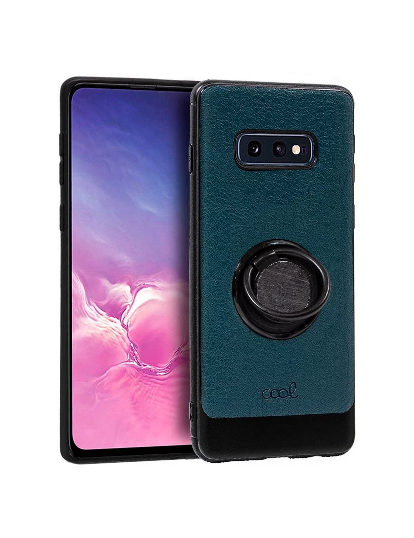 imagem de Capa Samsung Galaxy S10e Leather Verde1