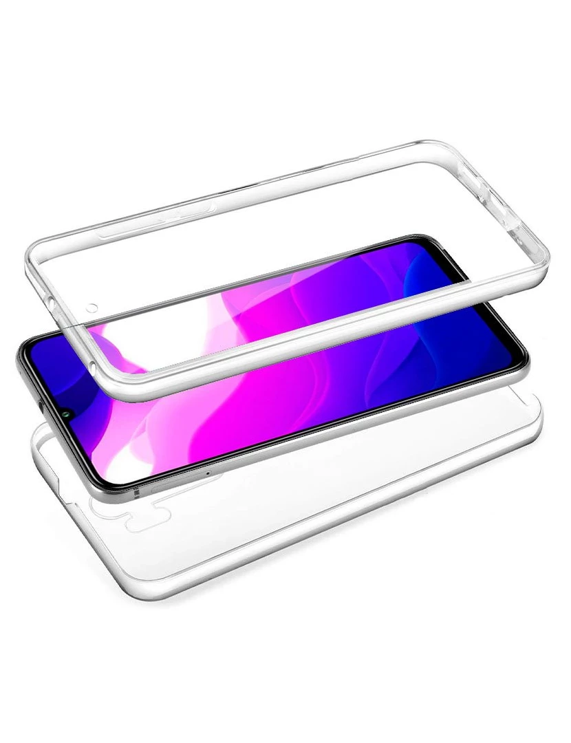 imagem de Capa silicone 3D Xiaomi Mi 10 Lite (frente e verso transparentes)2