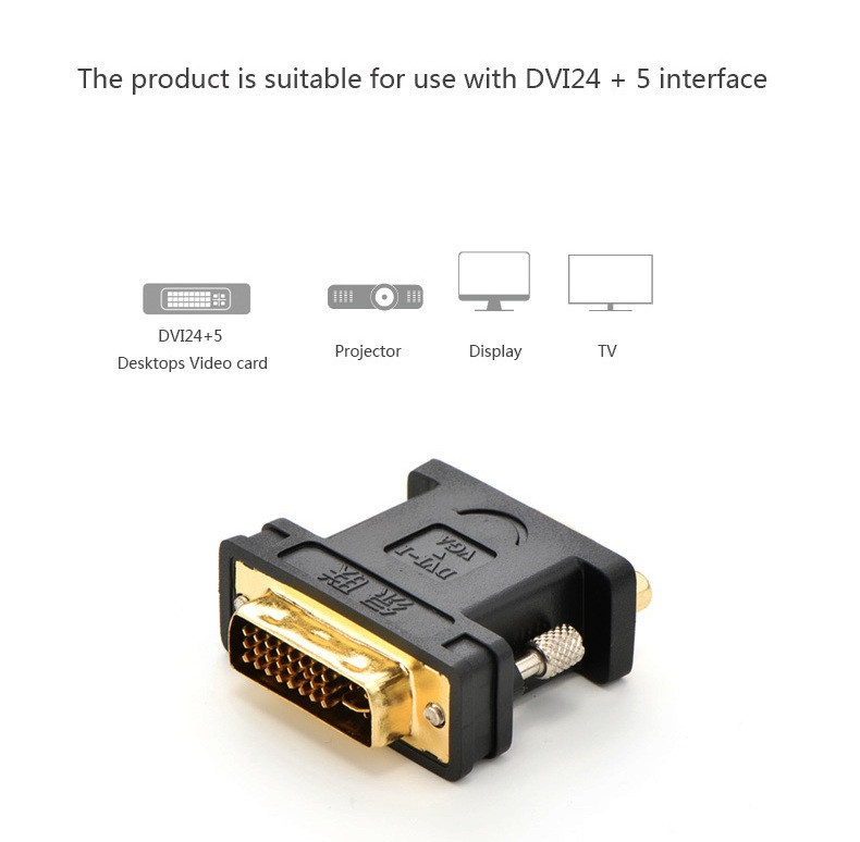 imagem de Adaptador DVI 24 + 5 para VGA - Multi4you®2