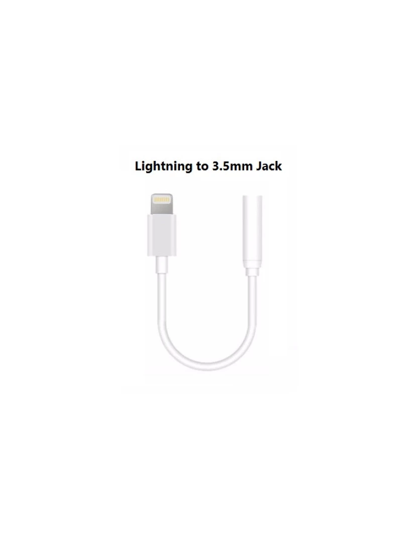 imagem de Cabo Adaptador Lightning para Jack 3.5mm Compatível com iPhone/iPad/iPod - Multi4you®1