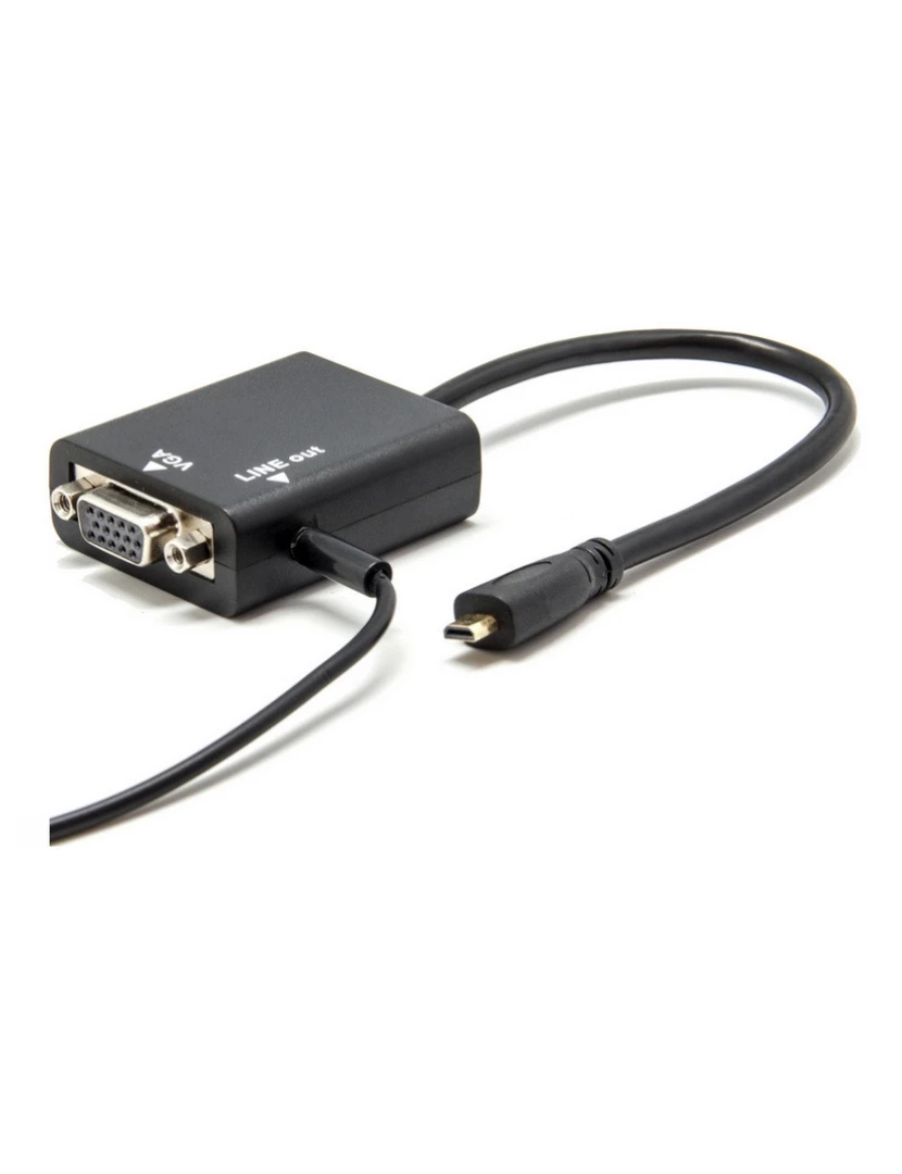 Multi4You - Adaptador Micro HDMI para VGA com Áudio - Multi4you®