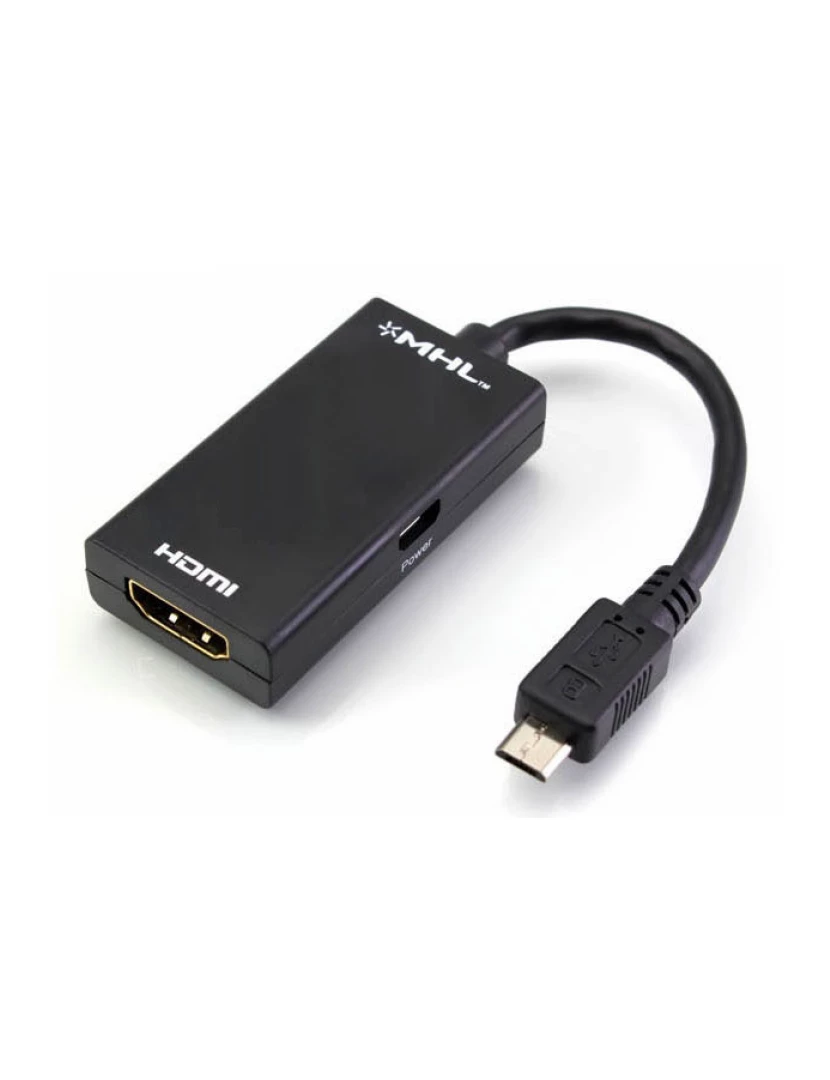 imagem de Adaptador MHL Micro USB para HDMI - Smartphone e Tablet (HDTV) - Multi4you®1