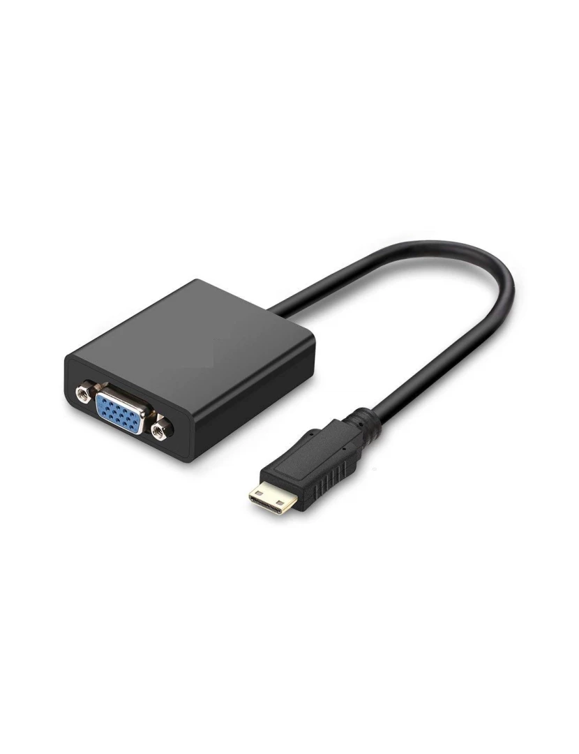 imagem de Adaptador Conversor Mini HDMI para VGA - Multi4you®1