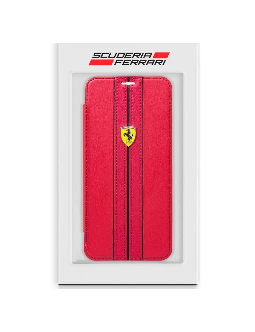 imagem de Capa Flip Cover Samsung G960 Galaxy S9 Ferrari Vermelho1