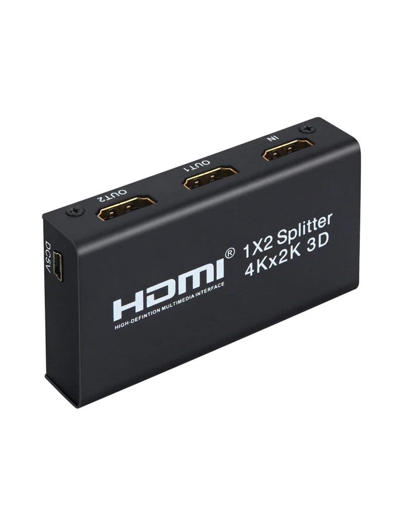 Multi4You - Splitter Multiplicador HDMI 1 x 2 4K 2K Suporte 3D - 1 Entrada 2 Saídas - Multi4you®