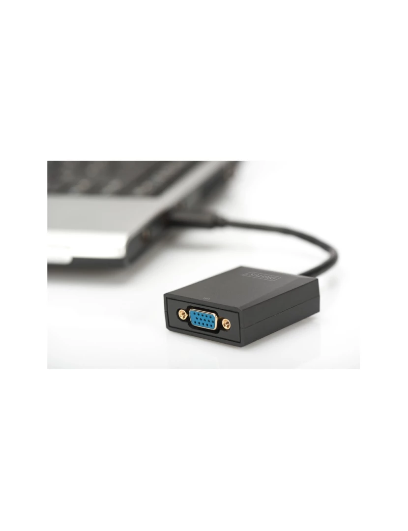imagem de Digitus Cabo Adaptador USB 3.0 para VGA Full HD 1080p DA-70840 (Preto)2