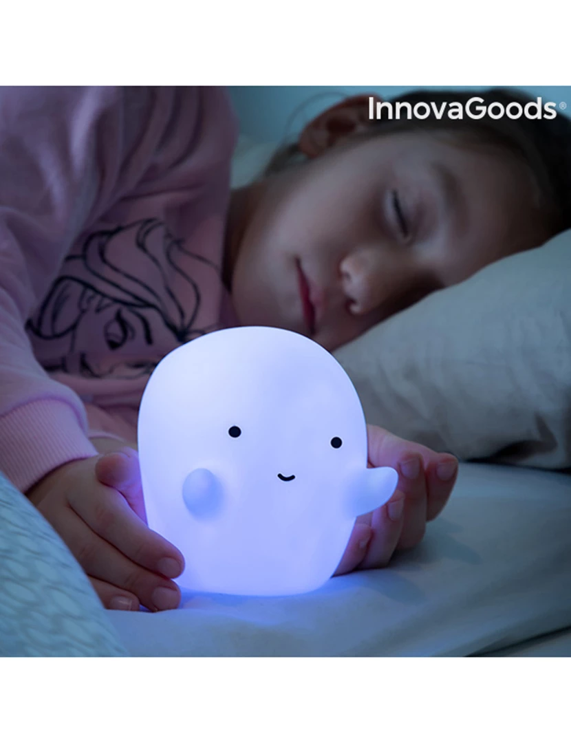 foto 1 de Lâmpada Fantasma LED Colorida Glowy InnovaGoods