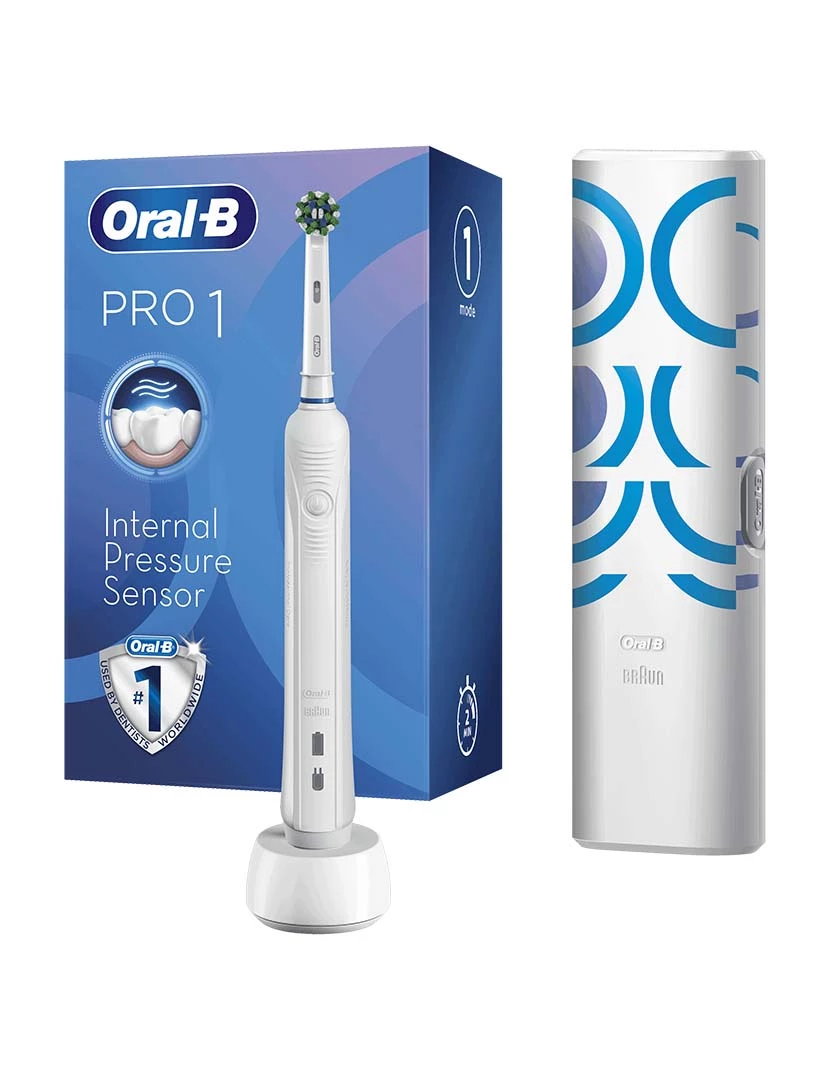foto 1 de Escova Dentes Elétrica Oral-B Pro 1 750 Branca