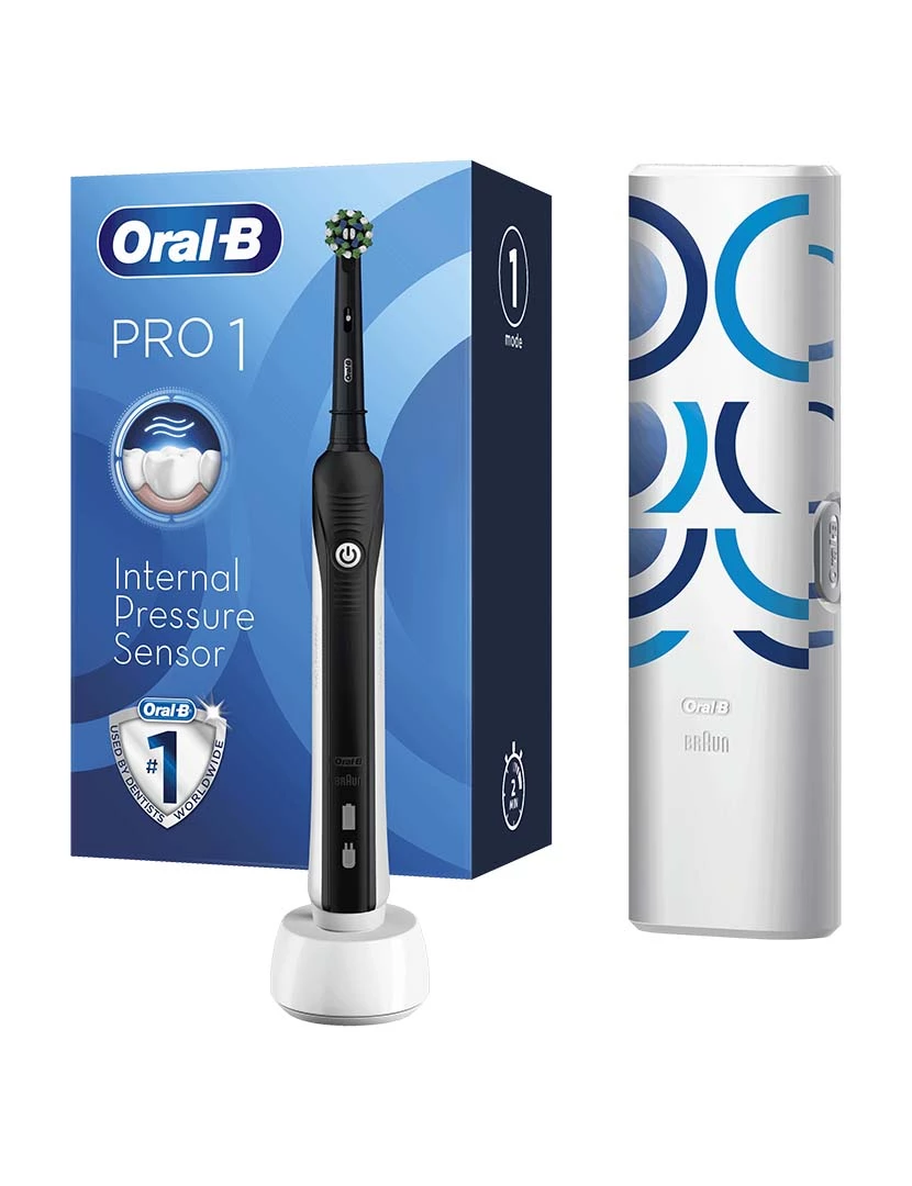 foto 1 de Escova Dentes Elétrica Oral-B Pro 1 750 Preta