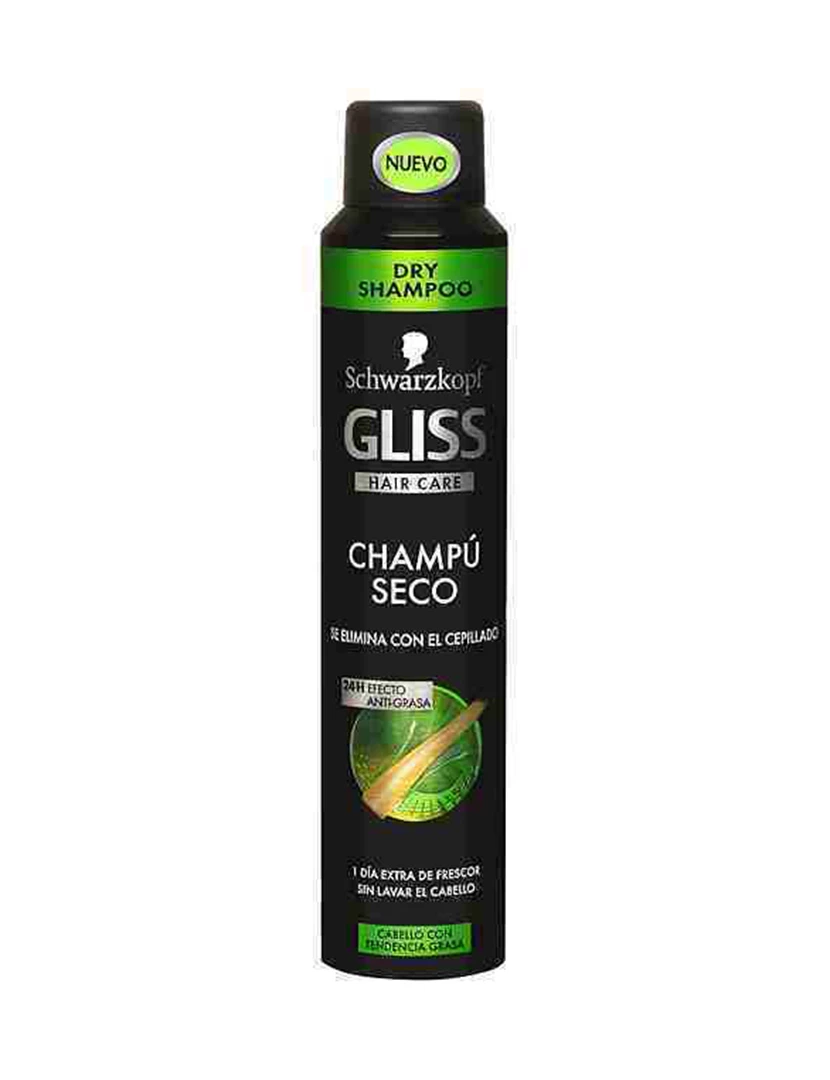 foto 1 de Champô Seco Cabelo Oleoso Gliss 200Ml