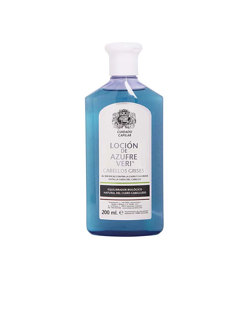 foto 1 de Azufre Veri Loção Equilibrante Cabelo Gris 200 Ml
