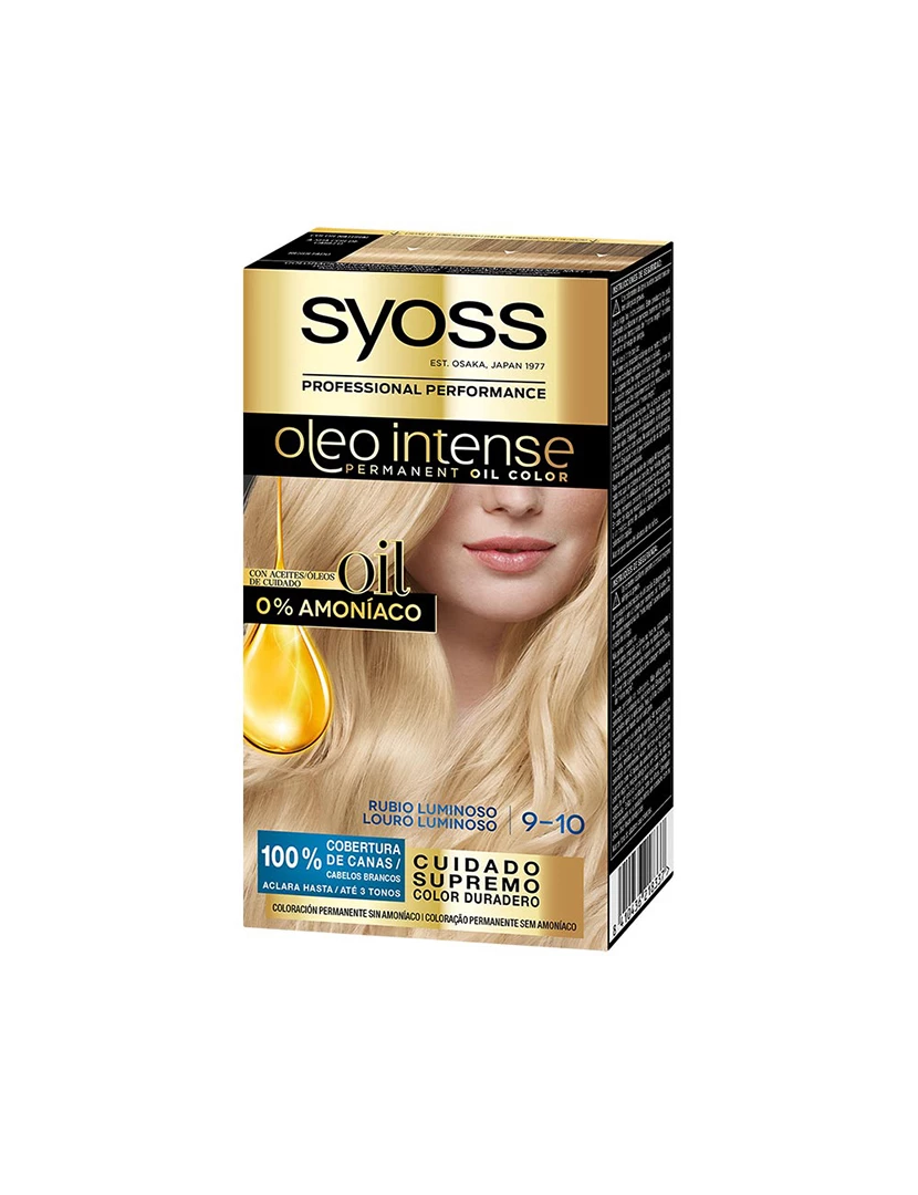 foto 1 de Tinta s/ Amoníaco Olio Intense #9.10-Louro Luminoso 5pçs
