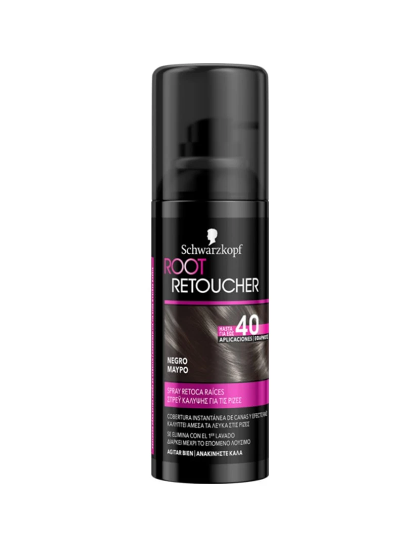 foto 1 de Root Retoucher Retoca Raízes Spray #Preto 120 Ml
