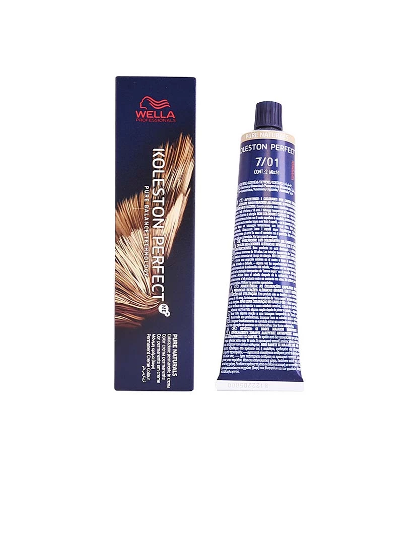 foto 1 de Coloração Koleston Perfect Me+ Pure Naturals 7/01 60Ml