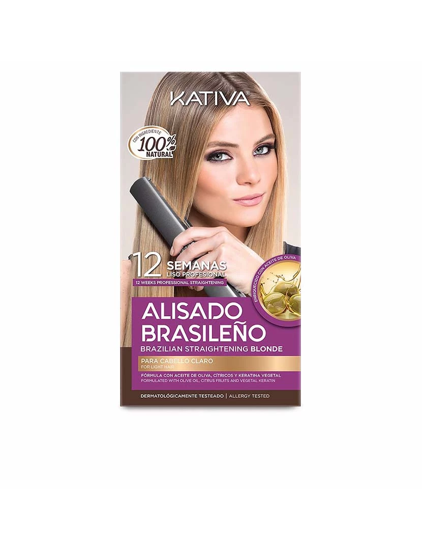 foto 1 de Kit Alisamento Brasileiro para cabelos Loiros