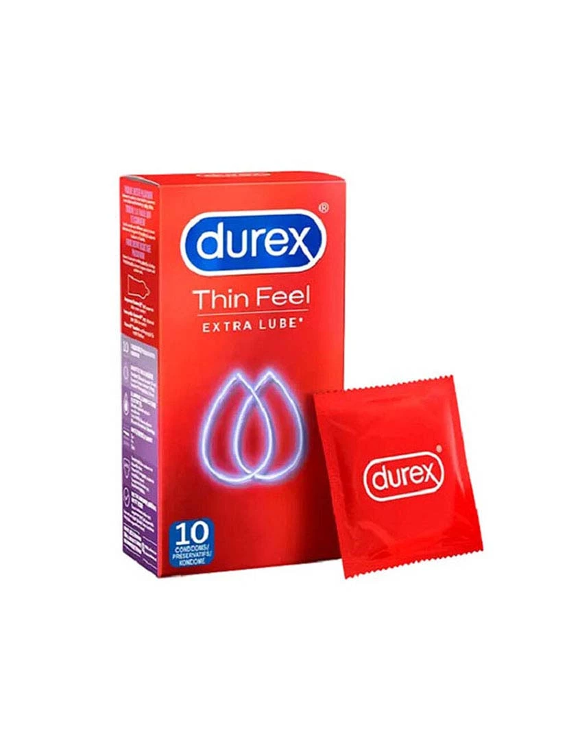 foto 1 de Preservativos Durex Thin Feel Extra Lube  (10 pcs)