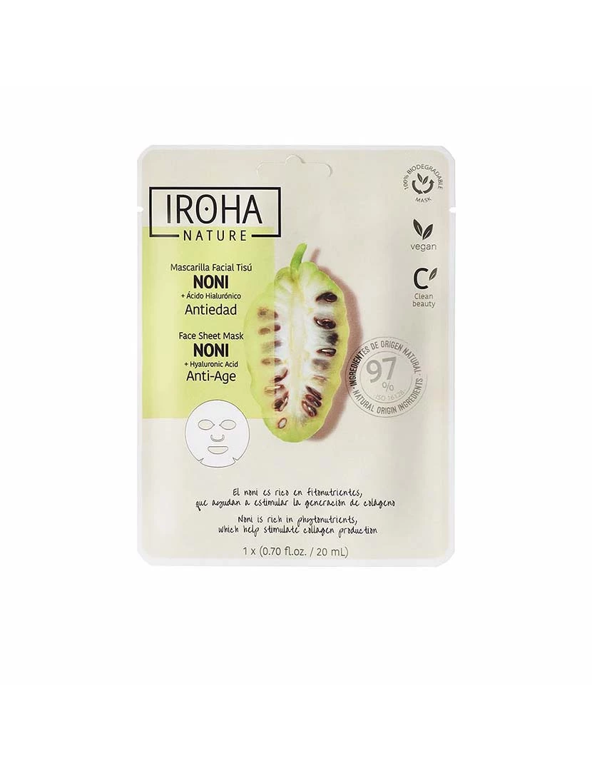 foto 1 de Máscara Nature Noni + Hyaluronic Acid 1 U