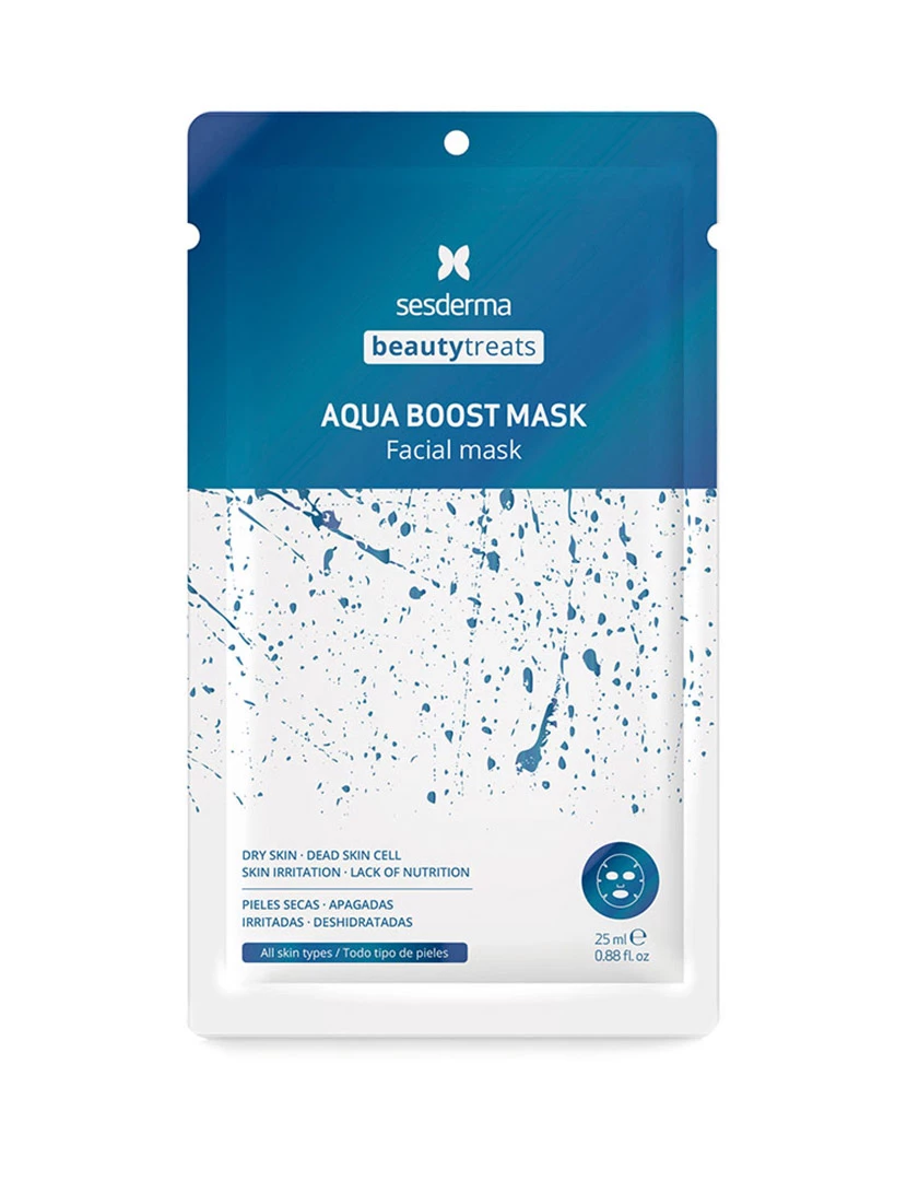foto 1 de Máscara Facial Hidratante Aqua Boost Máscara Beauty Treats 25ml 