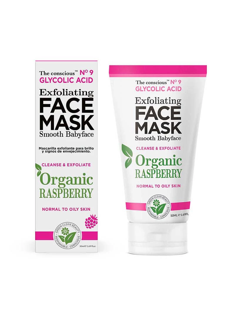 foto 1 de Glycolic Acid Exfoliating Face Máscara Organic Raspberry 50 Ml