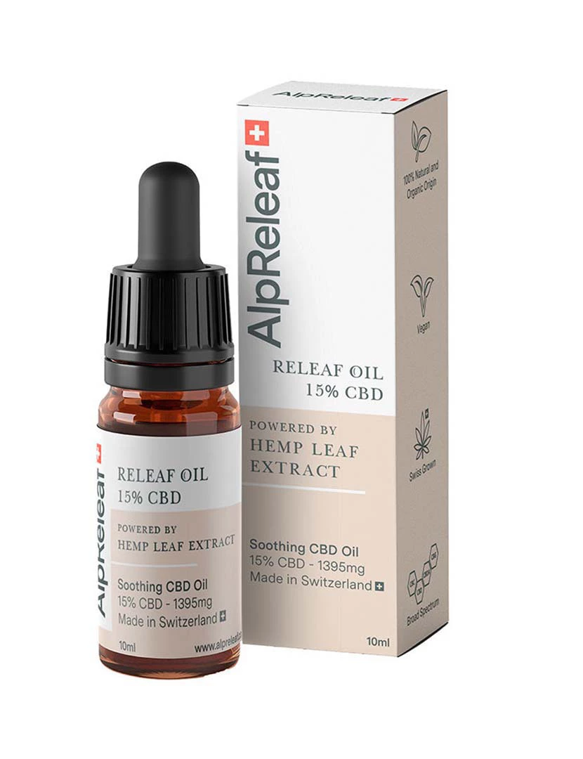 foto 1 de Óleo Releaf Cbd 15% 10 Ml