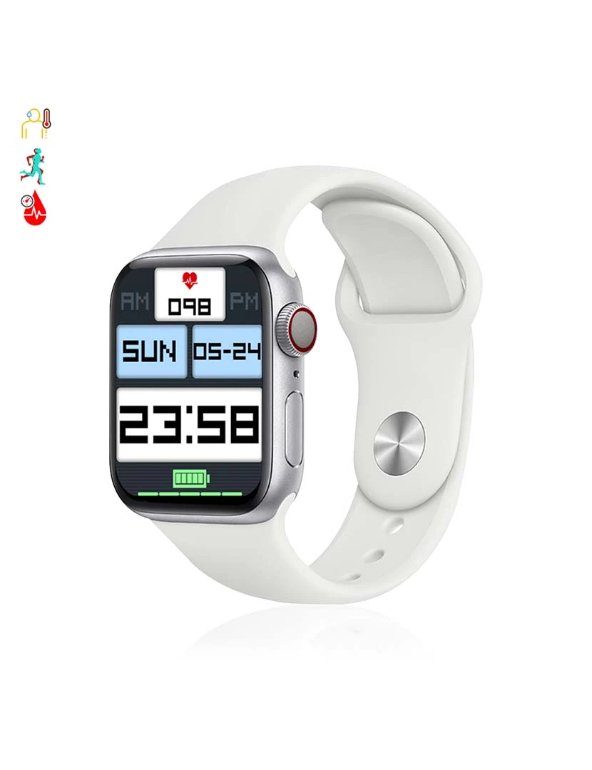 foto 1 de Smartwatch X8 Max com Marcador e chamadas Bluetooth Branco
