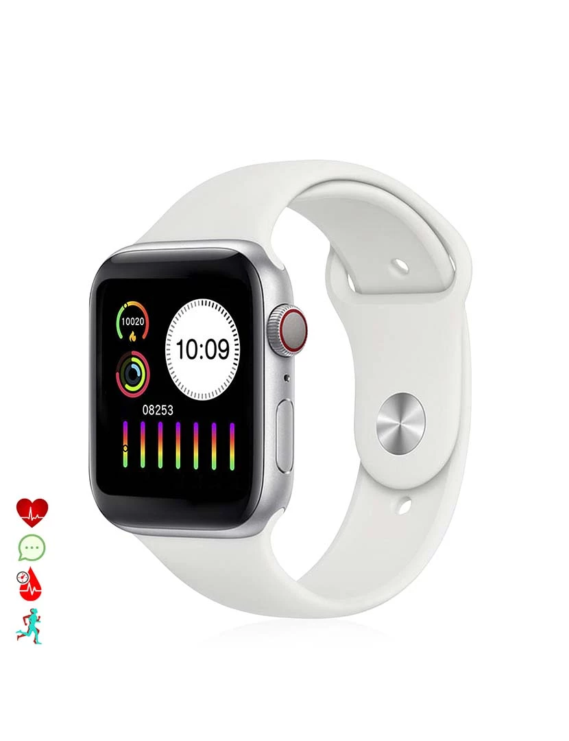 foto 1 de Smartwatch U78T com Chamadas Bluetooth Temperatura Corporal e Monitor Cardíaco Branco