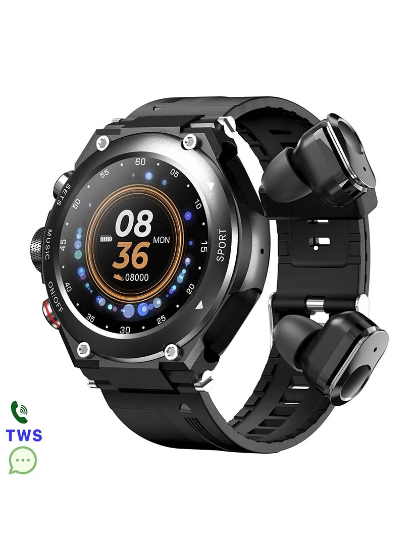 foto 1 de Smartwatch T92 Com auriculares TWS integrados