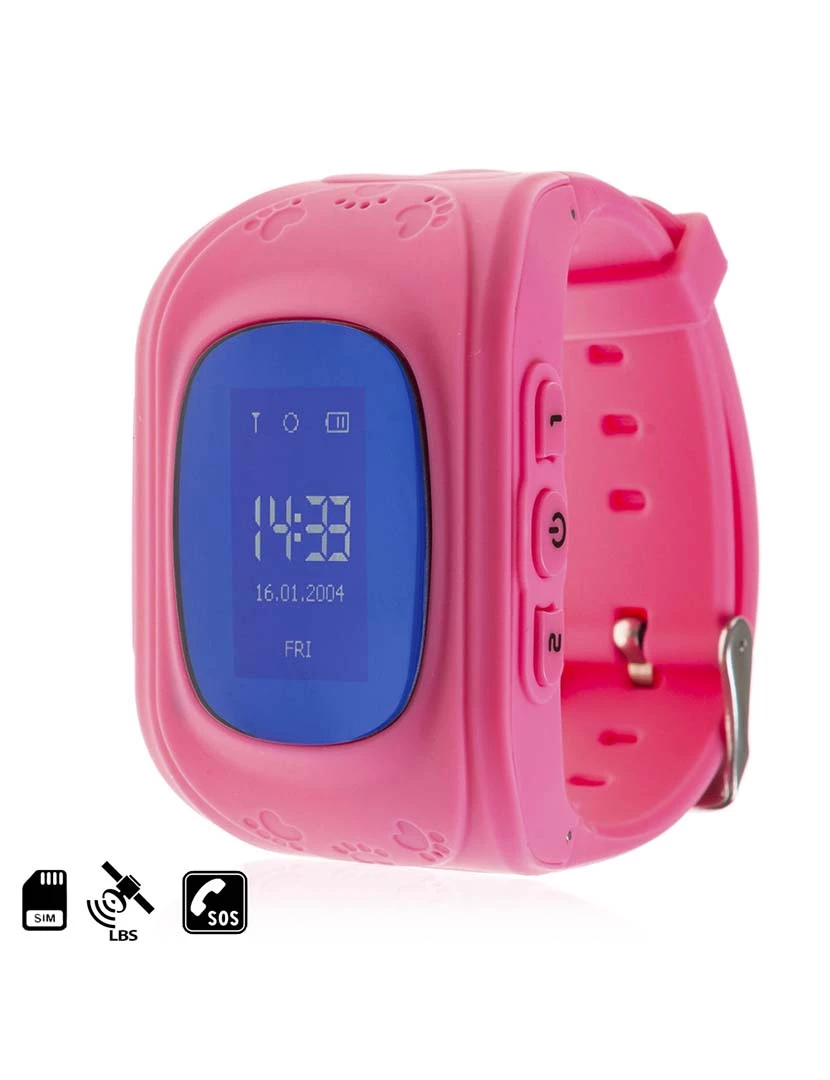 foto 1 de Smartwatch LBS criança Rosa