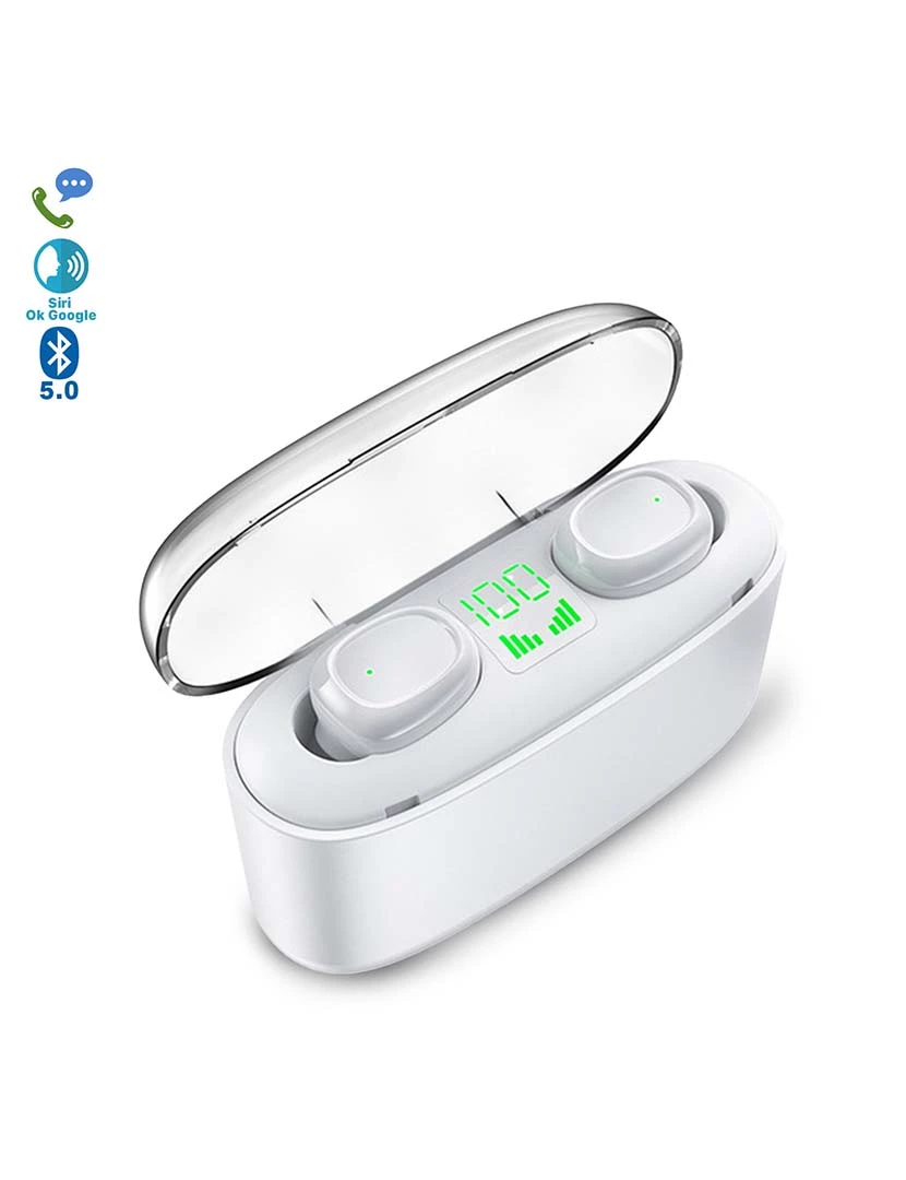 foto 1 de Auriculares TWS G5S Bluetooth 5.0 com função Powerbank.
