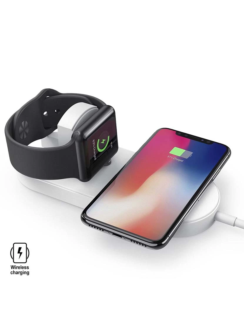 foto 1 de Carregador S/ Fio Qi Iphone Samsung Smartphones e iWatch