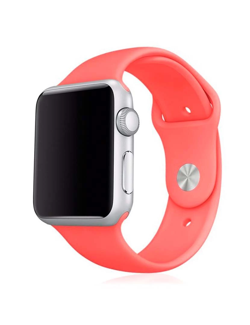foto 1 de Bracelete Silicone Para Apple Watch 38Mm / 40Mm M/L Rosa 