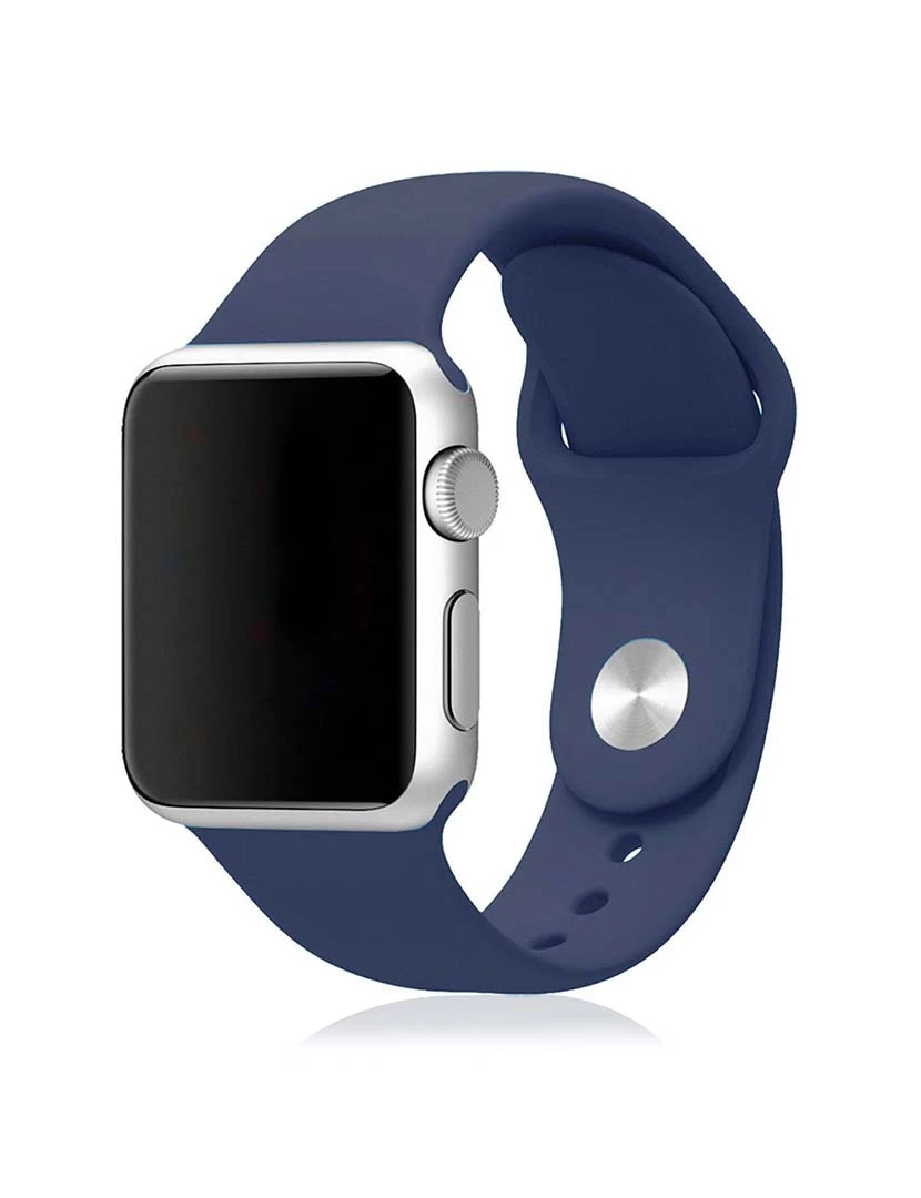 foto 1 de Bracelete silicone para Apple Watch 42mm Azul