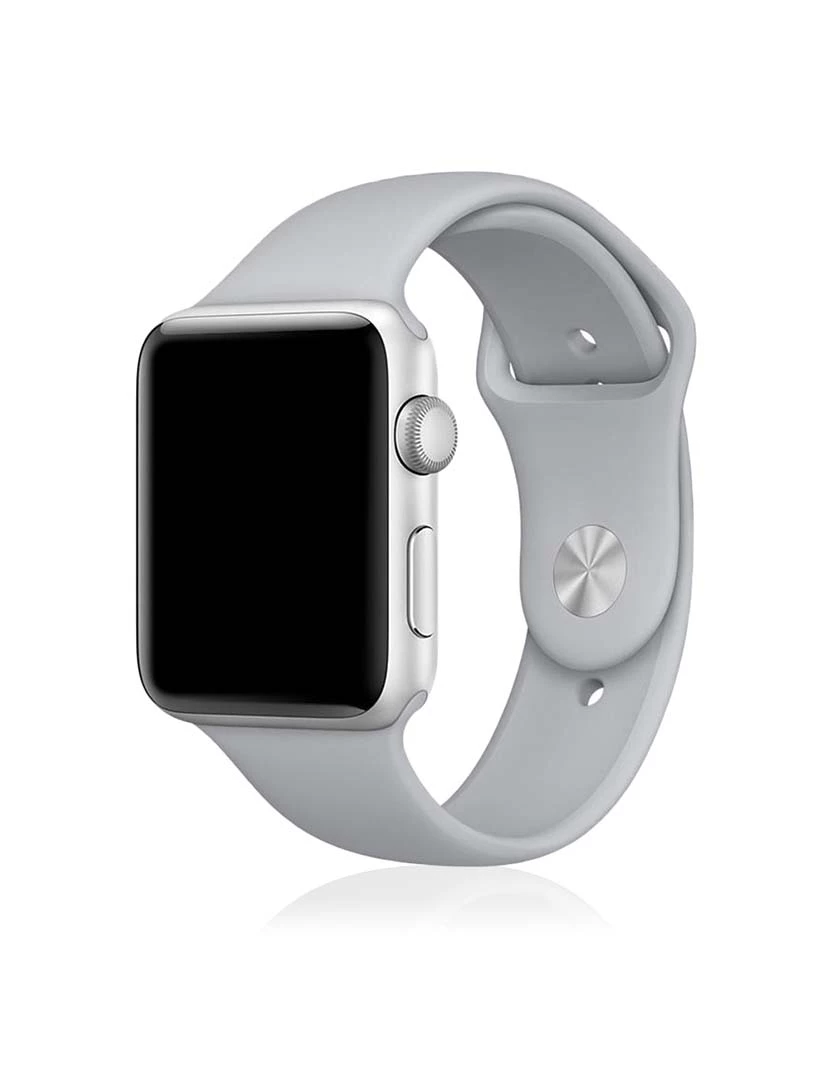 foto 1 de Bracelete Silicone Apple Watch 42MM/44MM Cinza cinza