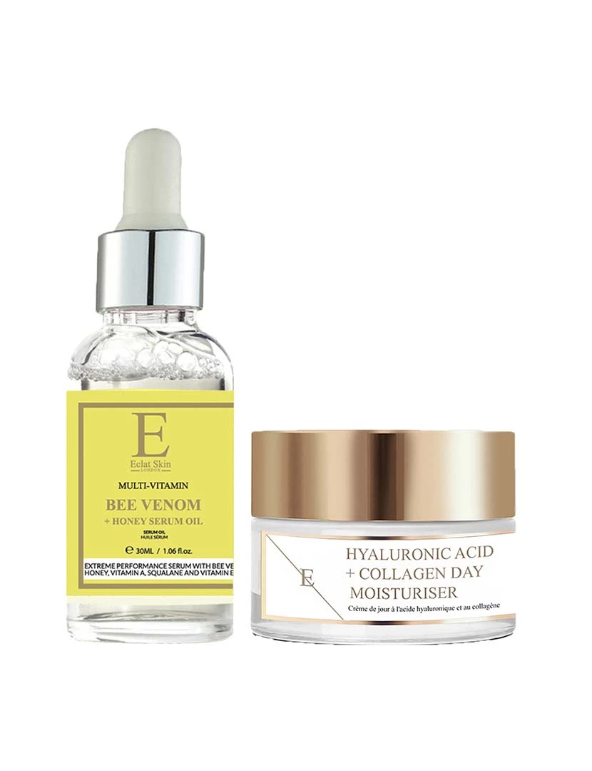 foto 1 de Bee Venom + Manuka Honey Sérum Óleo 30ml + Ácido Hialurônico & Colágeno Creme de Dia 50ml