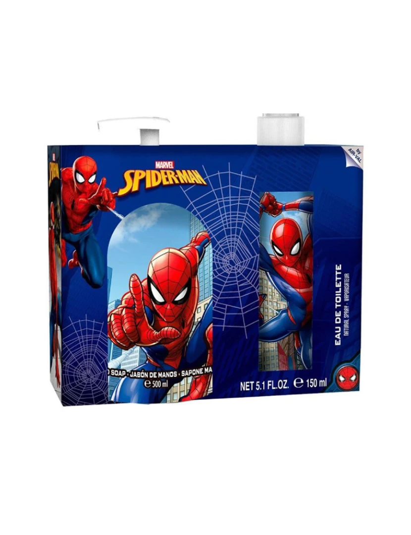 foto 1 de Marvel Spiderman Eau De Toilette Spray 150ml Set 2 Parti