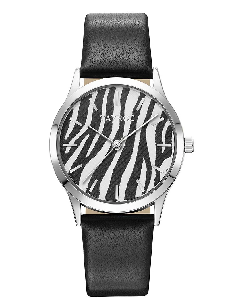 foto 1 de Relógio de Senhora Preto e Zebra