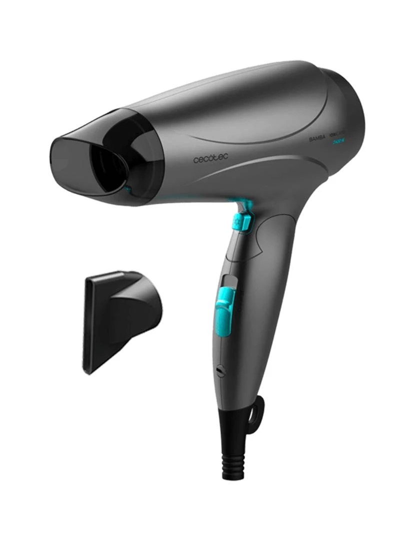 foto 1 de Secador de cabelo compacto Bamba IoniCare Power&Go. Potência 2400 W