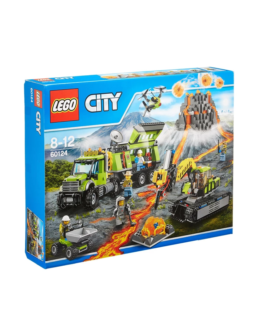 Lego - LEGO Base de Exploração do Vulcão (60124)