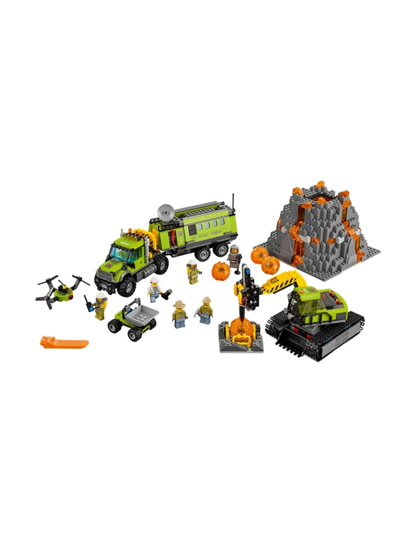 imagem de LEGO Base de Exploração do Vulcão (60124)2