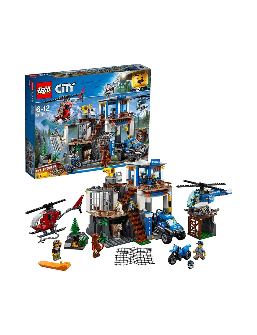 Lego - LEGO City Police 60174 Quartel-General da Polícia na Montanha