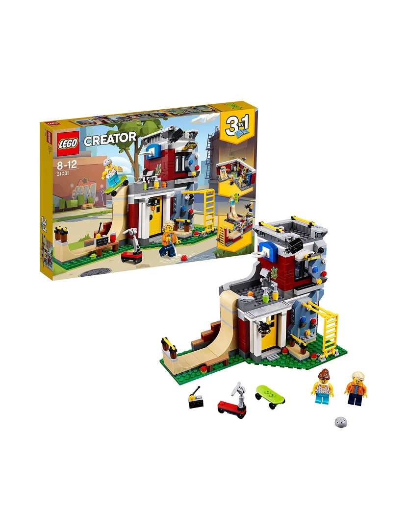 imagem de LEGO Creator 31081 Casa de Skate Modular1