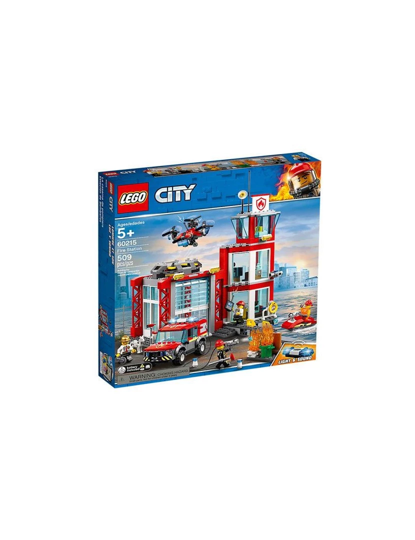 imagem de LEGO City 60215 Quartel dos Bombeiros1