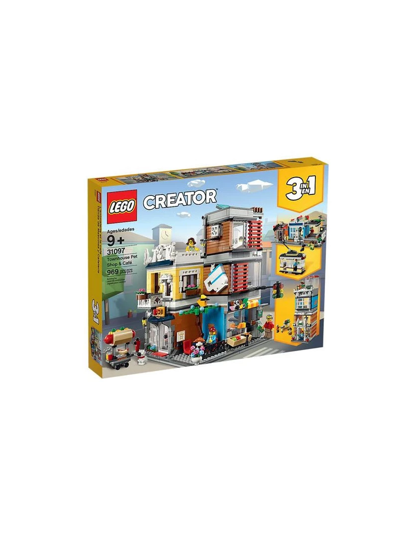 imagem de LEGO Creator 31097 Casa da Cidade com Loja de Animais e Café4