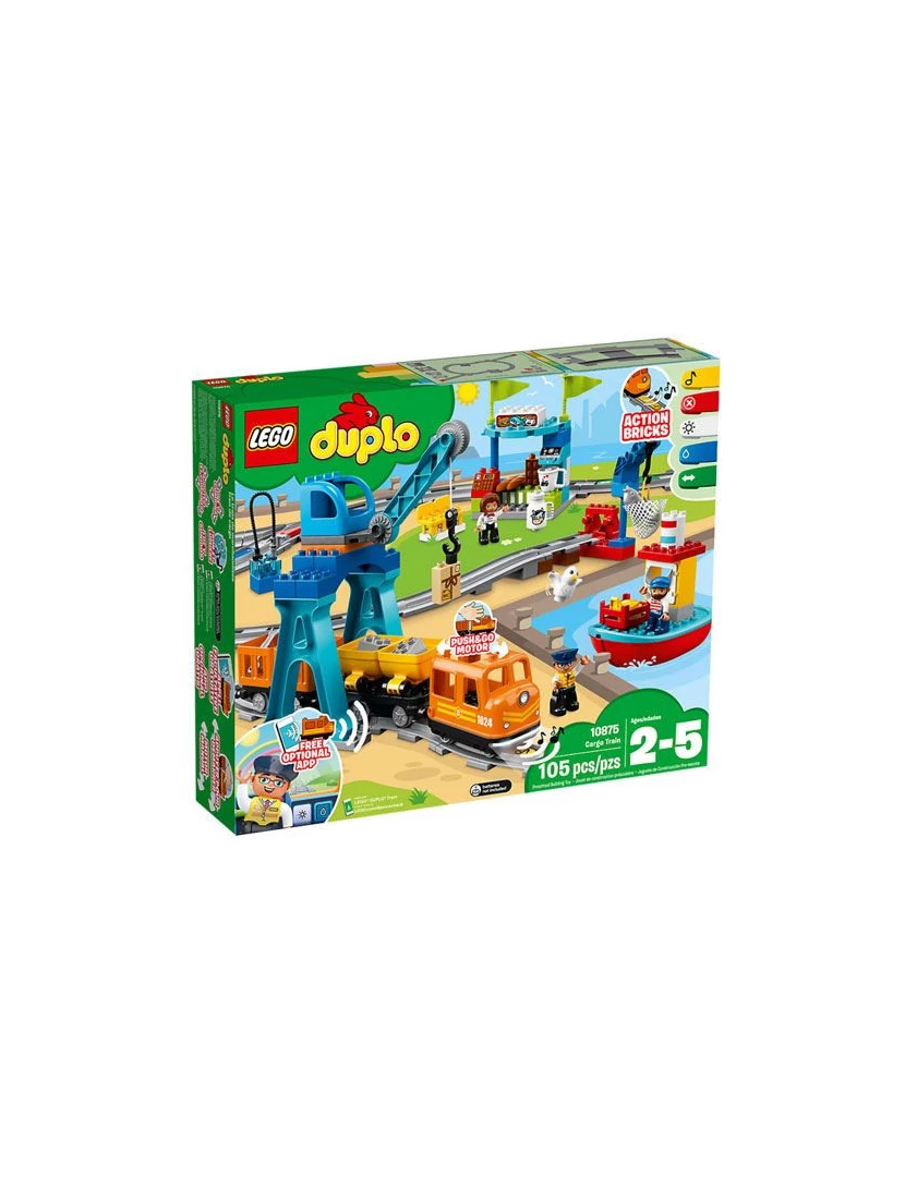 imagem de LEGO 10875 Duplo Town Comboio de Mercadorias1