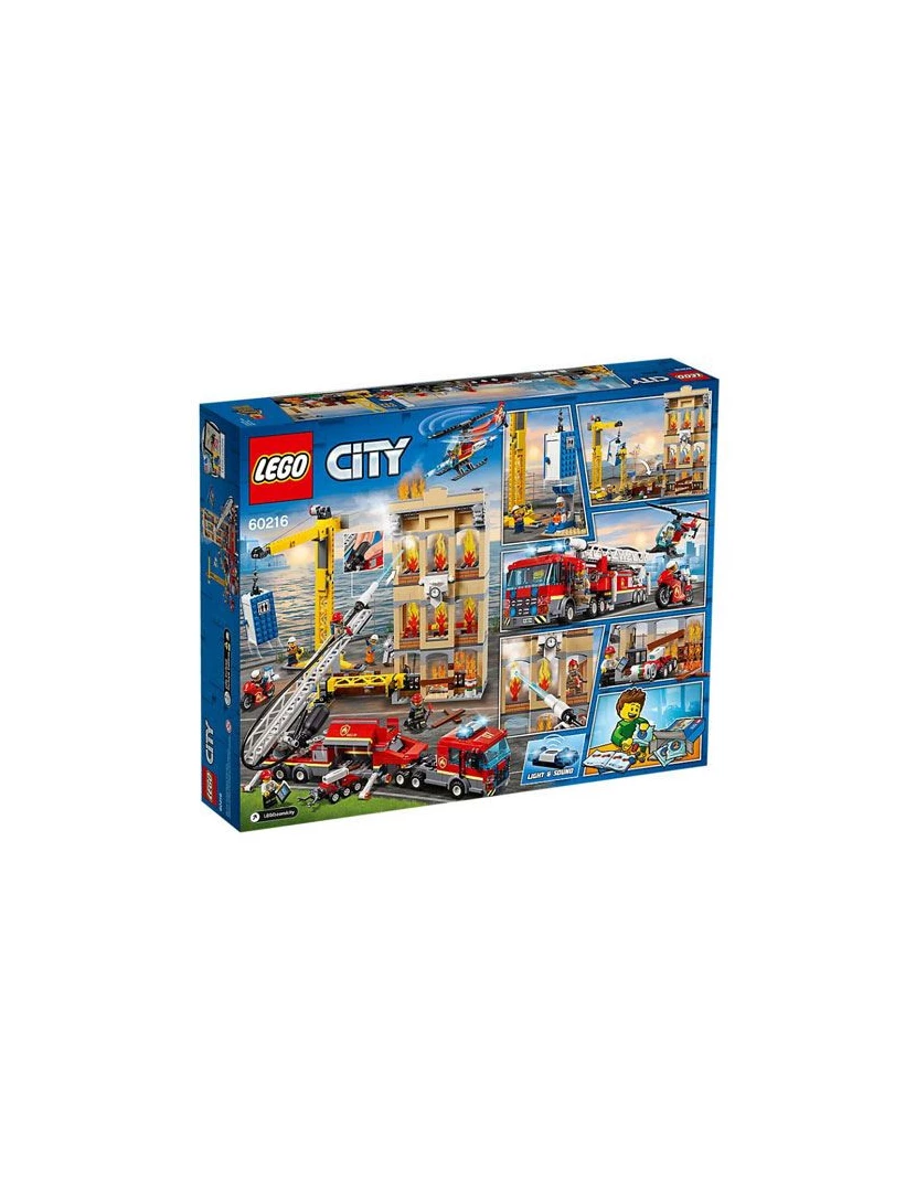 imagem de LEGO 60216 City Fire Bombeiros Combatem o Fogo no Centro da Cidade5